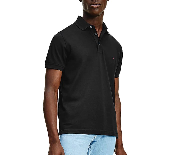 Tommy Hilfiger 1985 slim polo heren XXL zwart