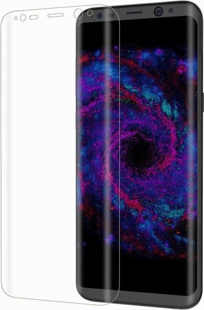DrPhone Note 9 Glas 4D Volledige Glazen Dekking Full coverage Curved Edge Frame Tempered glass Transparant - Official