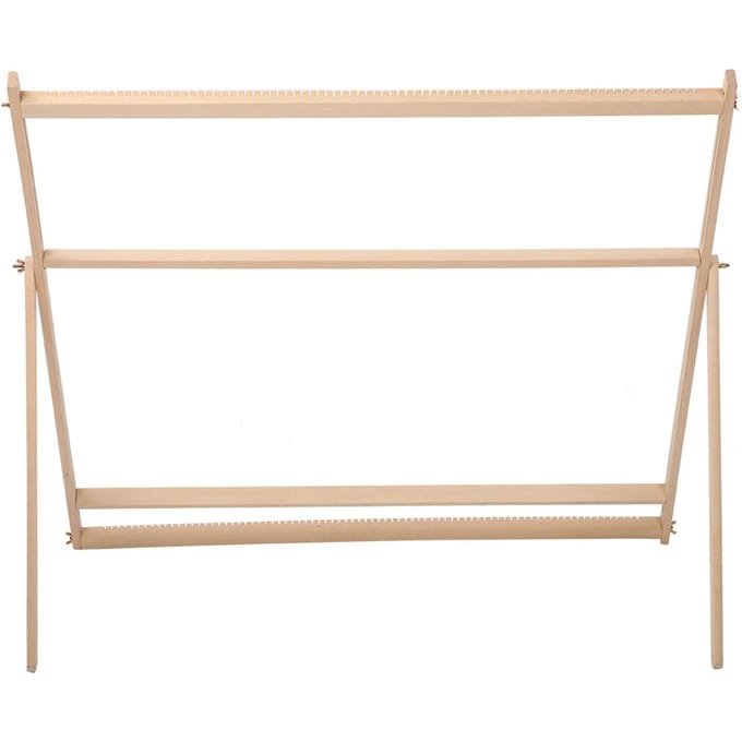 DIY Houten Handweefmachine Verstelbare Beugel Wandtapijt Wol Breigerei beige