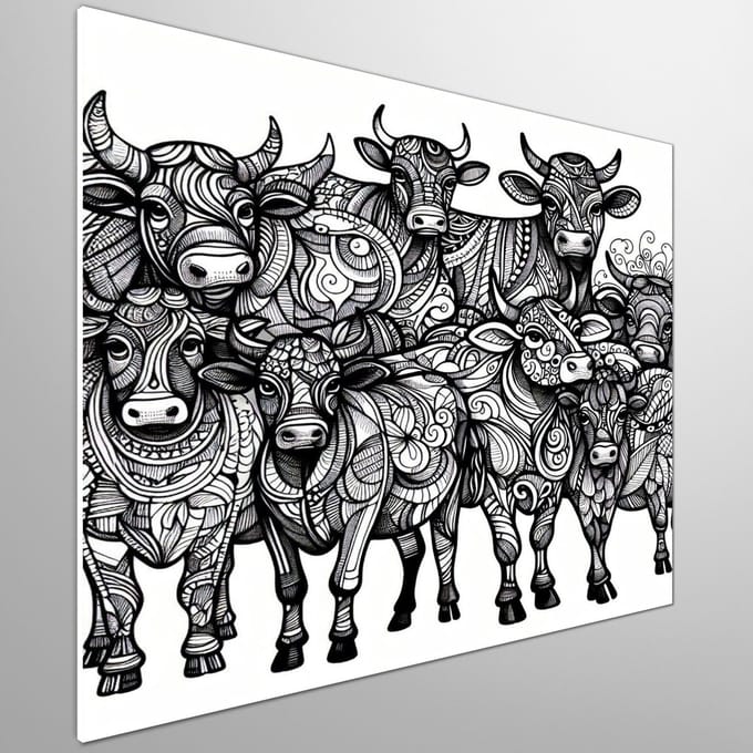 Kunstprint | Wanddecoratie | Forex | 75 × 75 cm