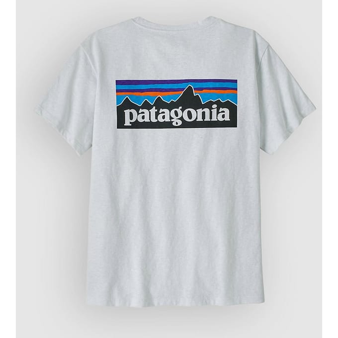 Patagonia P-6 Logo Responsibili T-Shirt wit