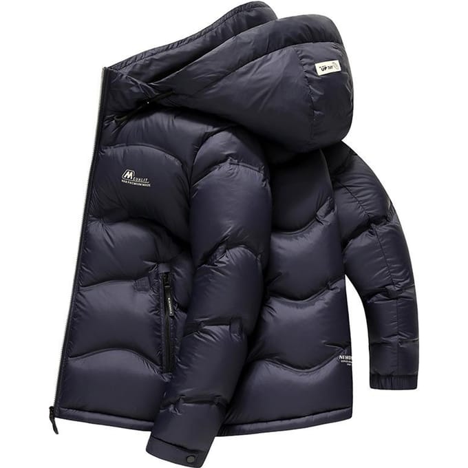 Winter Verdikte Korte Donsjas Heren Koudebestendig Casual Donsjack met Capuchon 4XL