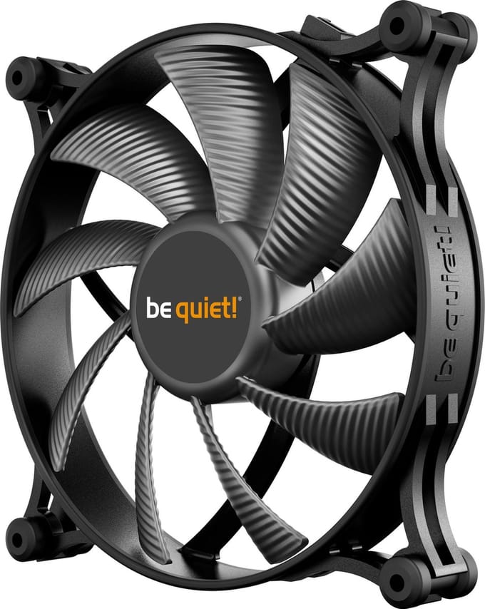 be quiet! Schaduwvleugels 2 PWM 140 - Case ventilator - 140mm - Black - 15 dBA