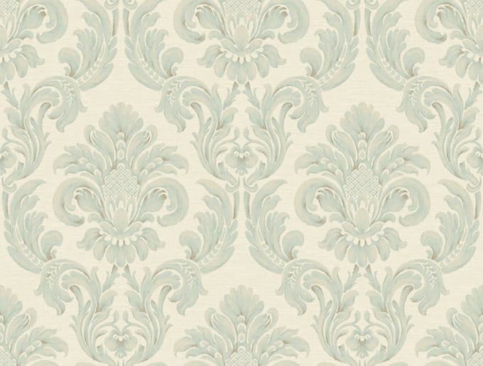 Groen vintage behang 256153