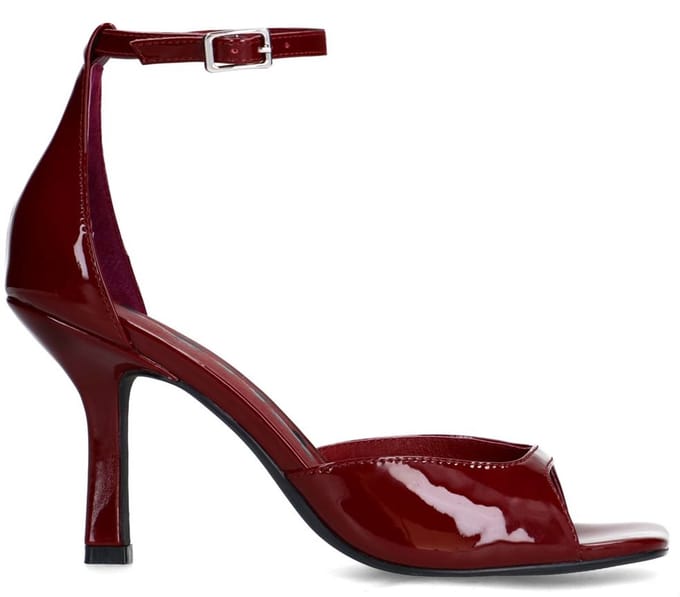 Sacha - Dames - Rode sandalen met hak - Maat 36