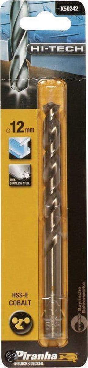 Piranha HI-TECH Kobalt metaalboor 12mm X50242