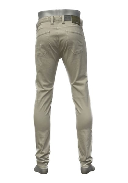 Alberto SUPERSLIM Superstretch Coloured Denim Light Grey   33-32