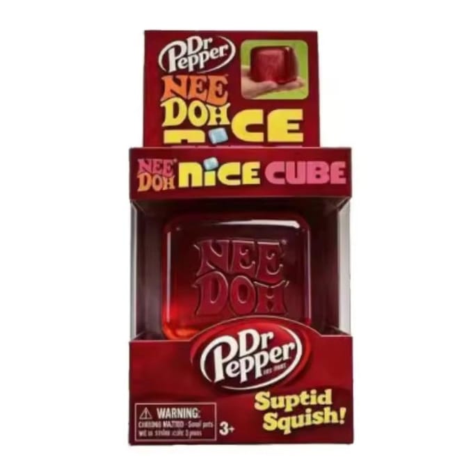Needoh Nice Cube Sensorische Stressverlichter Fidget Tool voor Angst & Focus Bureau Sensorische Kubus voor Volwassenen & Kinderen