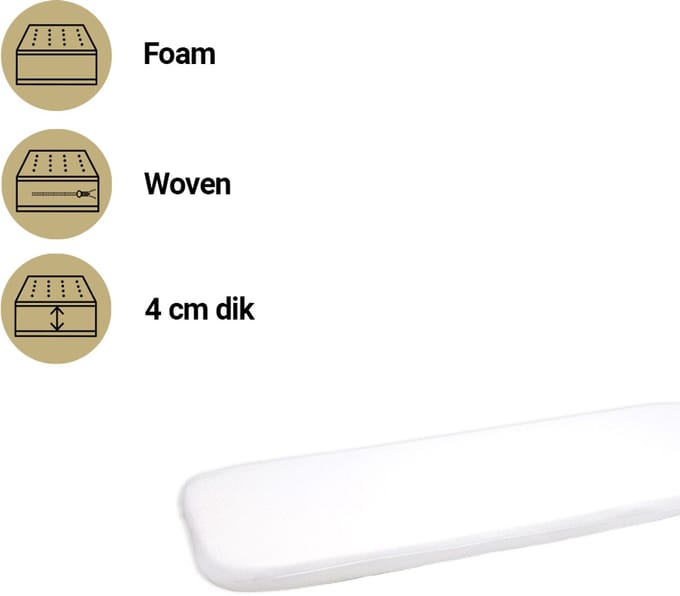 Best Sleep Matras Kinderwagen - 81x33 cm - Comfort Plus