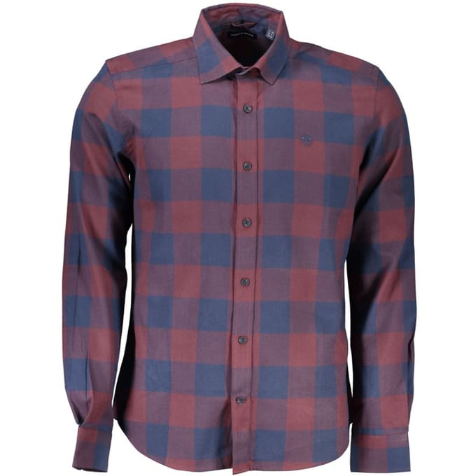 Geruite Lange Mouwen Shirt Casual Stijl