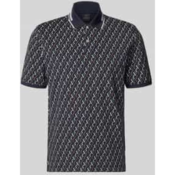 Bugatti Herren Poloshirt met opvallende print