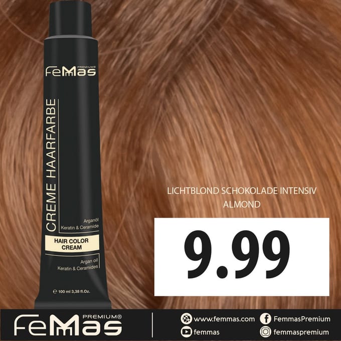 Femmas (9.99) - Haarverf - Lichtblond Chocolade Intens - 100ml