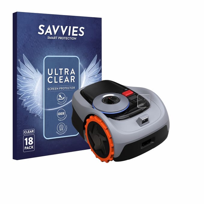 Savvies - Screenprotector voor Navimow i105E+ - Folie Beschermfolie transparant 18 Stuks