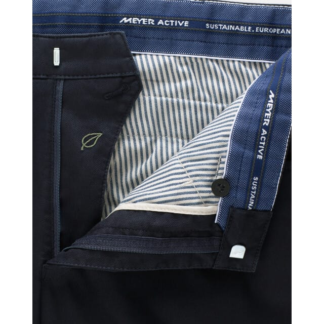 Meyer Broek Dublin Active Flex Super Microstructure 2-Way Stretch Navy / male