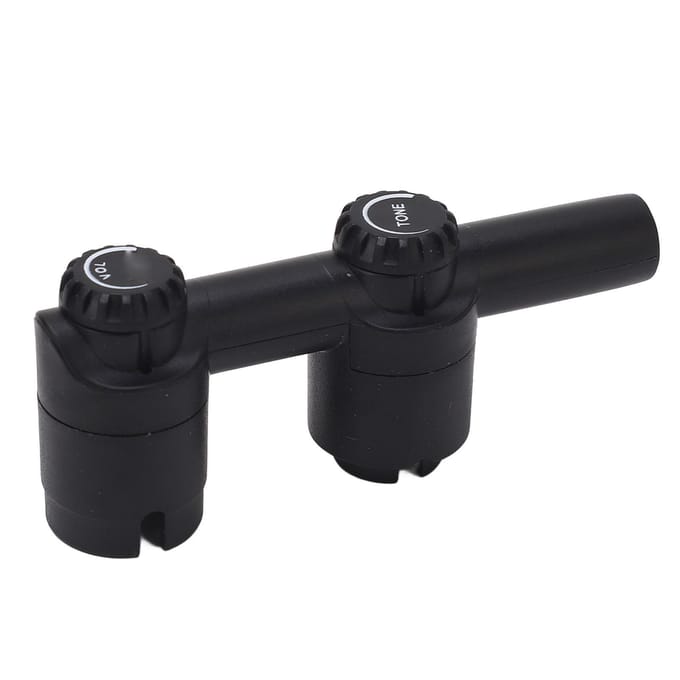 Micro Kazoo Trous Doubles avec Câble Professionnel Plug and Play Instrument Micro Flûte black