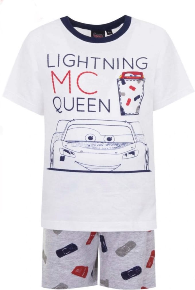 Disney Cars Shortama - Grijs - Maat 128