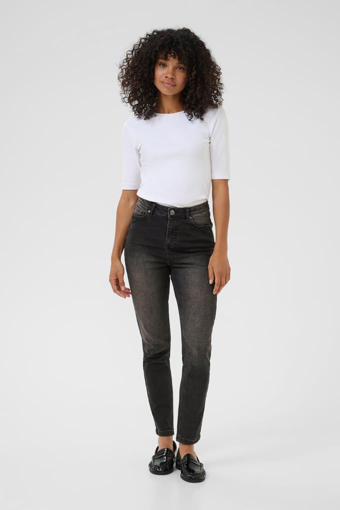 Kaffe KAwillow HW Slim Fit Jeans Dames Jeans - Maat W27