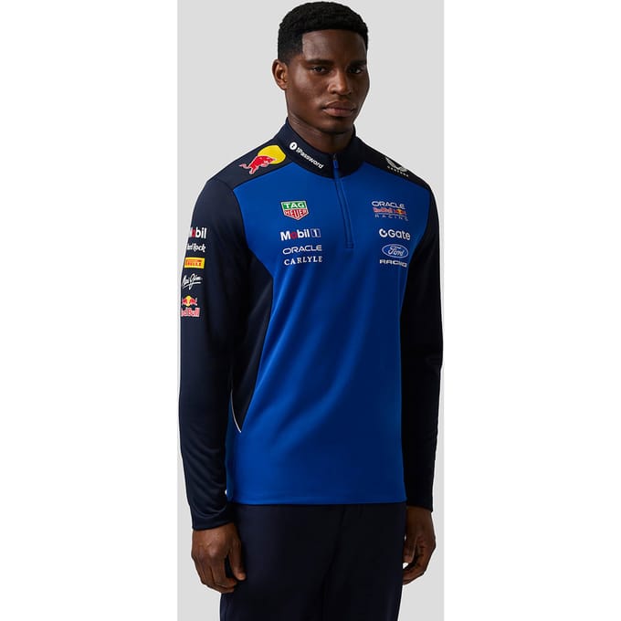 Red Bull Racing Teamline Half Zip 2026 Maat S - Max Verstappen - Isack Hadjar