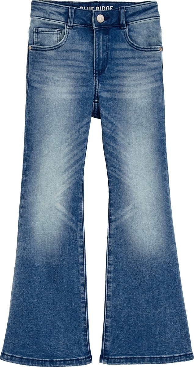 WE Fashion Meisjes flared jeans met stretch