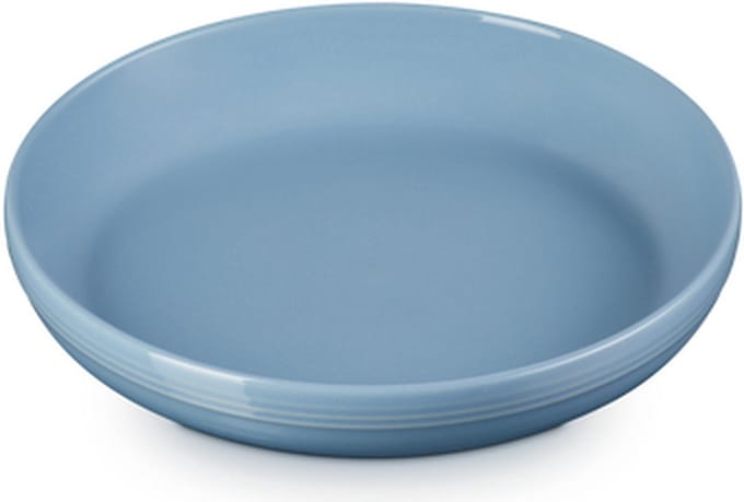 Le Creuset 4 Diepe Borden Coupe Chambray 22cm