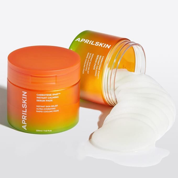 [APRILSKIN] Carrotene IPMP™ Instant Kalmerende Serum Pads 220ml 80EA white
