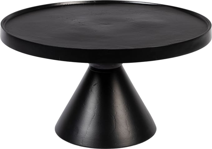 Zuiver Floss Salontafel Rond 60 cm Zwart