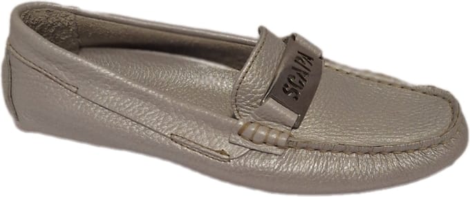 SCAPA-LOAFER-SILVERGREY-LEDER-SIZE 39