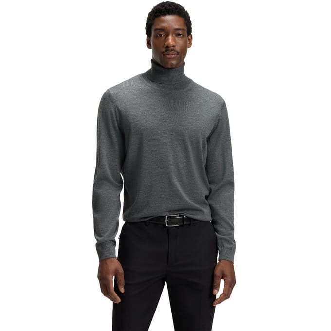 Boss Heren Musso-P Trui (Medium Grijs)