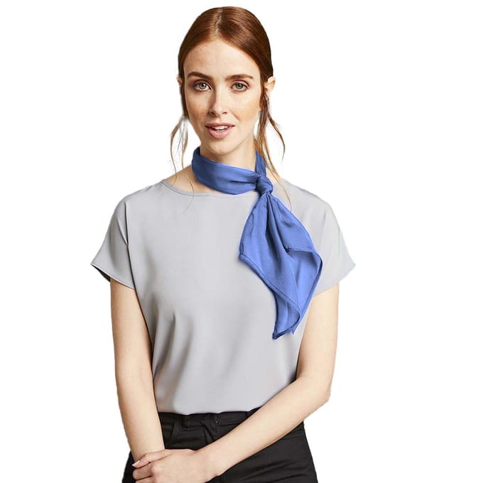 Premier Dames/vrouwenwerk Chiffon Formele Sjaal (Middenblauw)