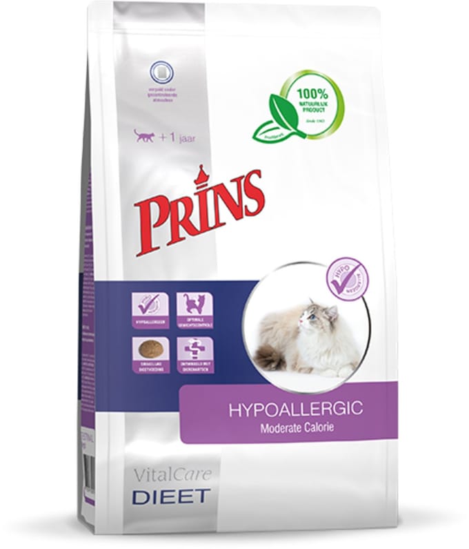 Prins VitalCare Diet Hypoallergic moderate calorie 1,5kg