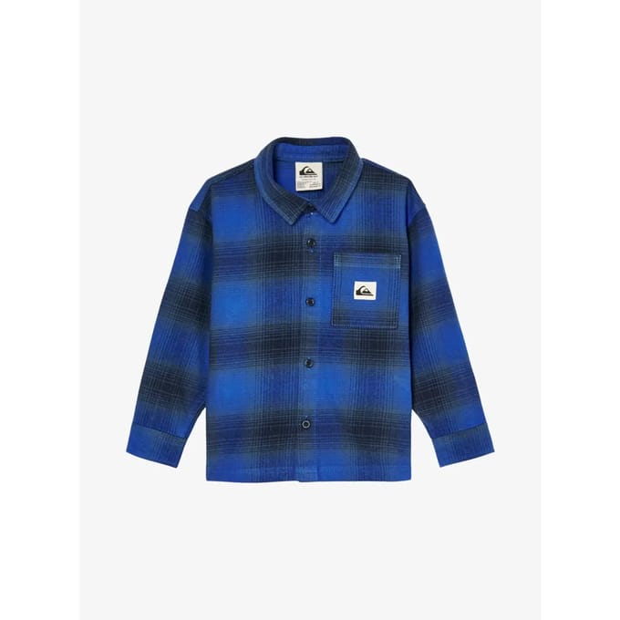 Quiksilver Bushing Overhemd Met Lange Mouwen Blauw 7 Years Jongen