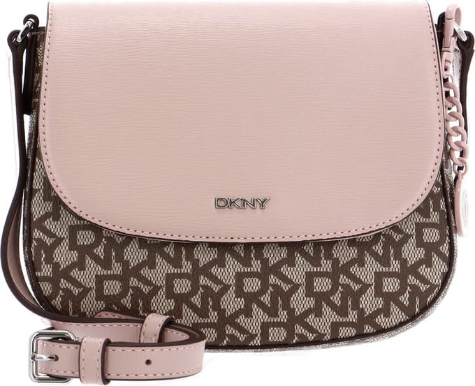 DKNY Schoudertas Avondtas Bryant Saddle Bag Chino Logo / Cashmere Roze