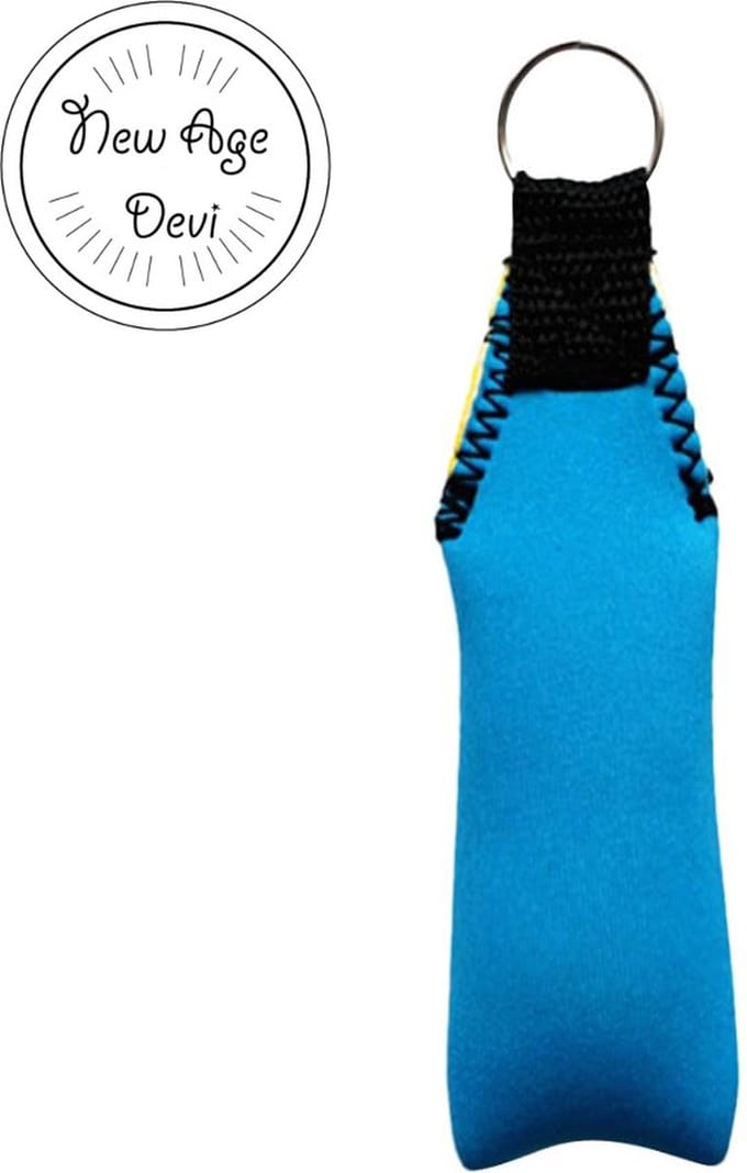 New Age Devi - Neopreen drijvende sleutelhanger - 14cm - LICHT BLAUW