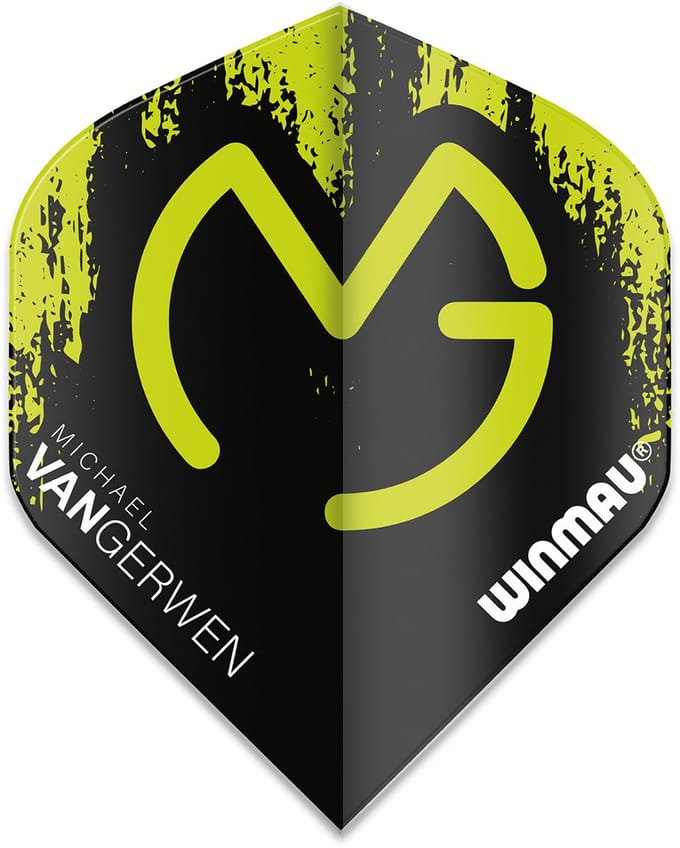 Winmau Michael van Gerwen Mega Standard Black - Dart Flights