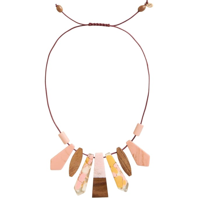 White Stuff Cosmo Chunky Necklace Pink Multi Taglia: OS | Collane Outlet | Uomo | Rosa