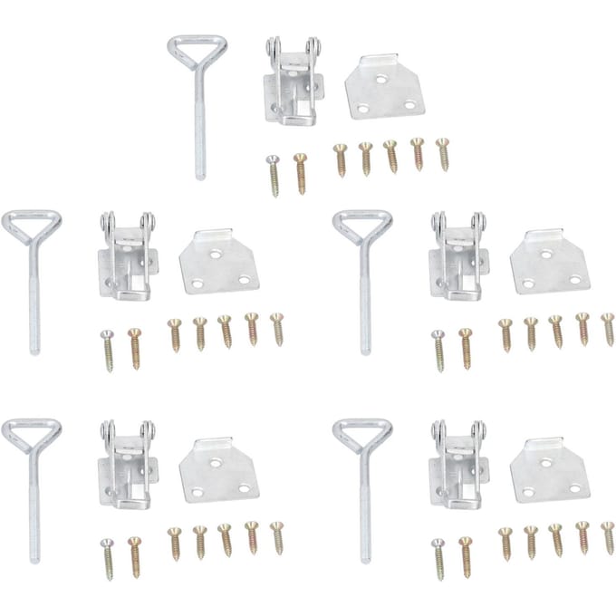 5 Set Bijenkast Sluitingen Verstelbare Bijenkast Vergrendelde Gesp Bijenkast Bodem Connector Bijenteelt white