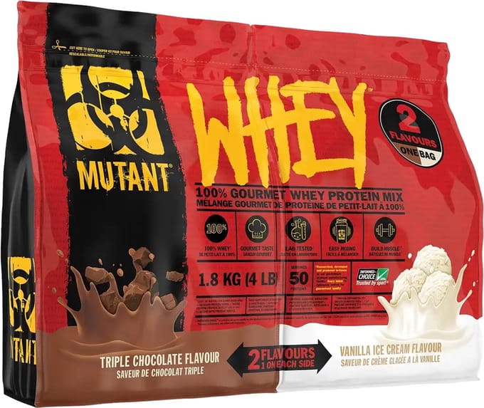 Mutant Whey Dual Chamber Bag - 1800 g - Triple Choco / Vanilla Ice