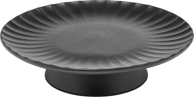 Taartenplateau zwart 24cm Inku Sergio Herman Serax