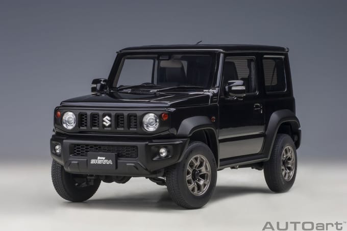 AUTOart 1/18 Suzuki Jimny Sierra (JB74), Bluish Black Pearl
