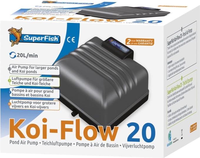 Superfish Koi Flow 20 luchtpomp