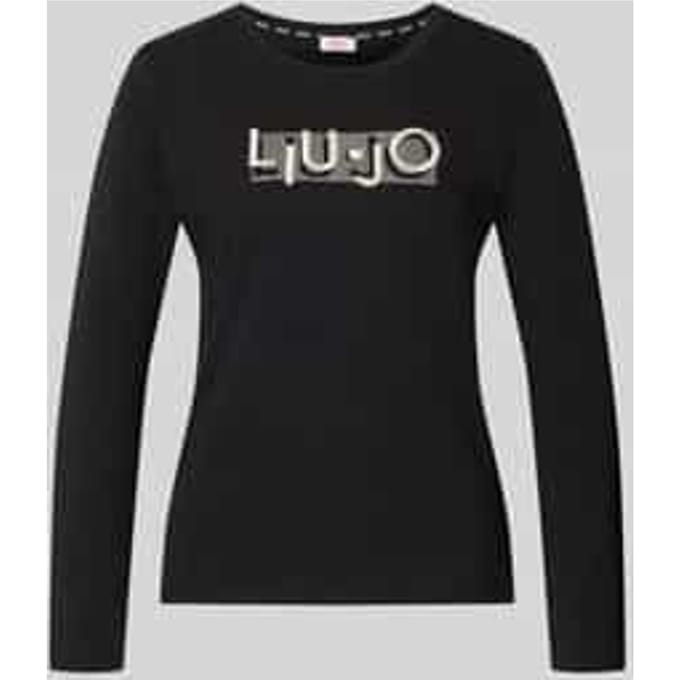Shirt met lange mouwen van katoenmix