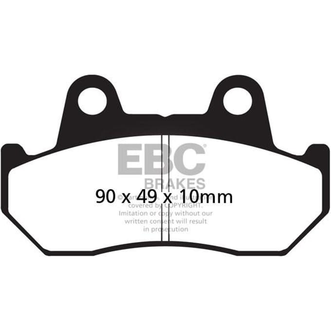 Ebc Fa Series Fa069 Organische Remblokken Zilver