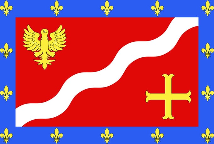 Vlag Val-d'Oise 100x150cm