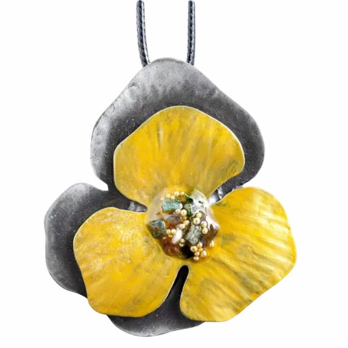 Ketting -Puleng- Geel metaal verstelbaar - Charme Bijoux