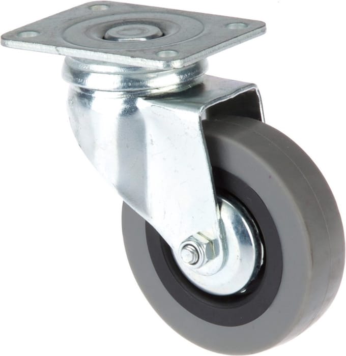 Zwenkwiel zonder rem 30mm, 15kg