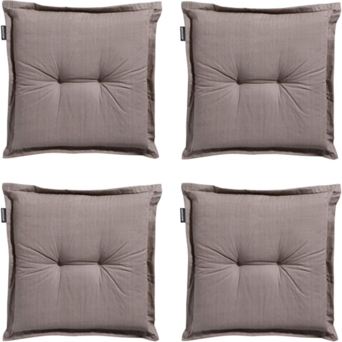 Madison - Zitkussen Basic taupe - Ca. 50x50 cm - Set van 4
