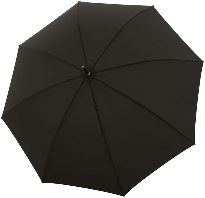 doppler paraplu Superstrong Long AC Black zwart