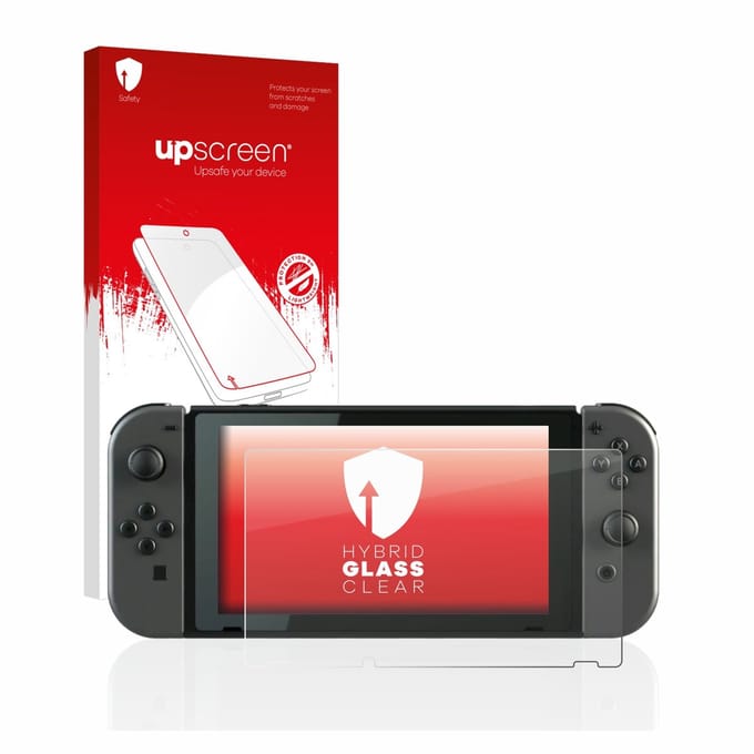 upscreen - Screenprotector voor Nintendo Switch - Folie Beschermfolie Beschermglas transparant