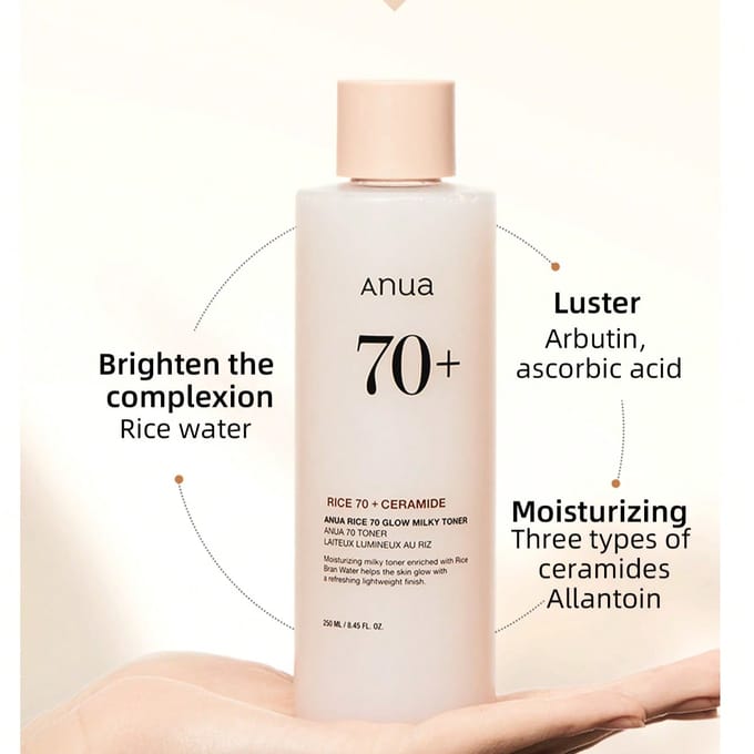 Anua 7 Rijst Ceramide Hydraterend Barrière Serum 50 ml | Herstellend Gezichtsserum voor een Gezonde Huidbarrière