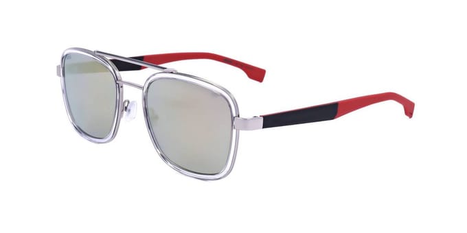 Hugo Boss 1486/S J2B Zonnebril - Heren - Zilverkleurig